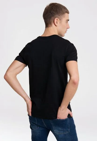 LOGOSH!RT LOGOSH!RT - Star Wars - Resistance - Starfighter - Organic T-Shirt, Schwarz, – Produktbild 4 von 4