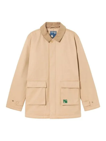 thinking mu thinking mu Winterjacke Herren - Mateo Jacket - aus 100% biologisch angebauter Baumwolle, Cream (natur), – Produktbild 4 von 4