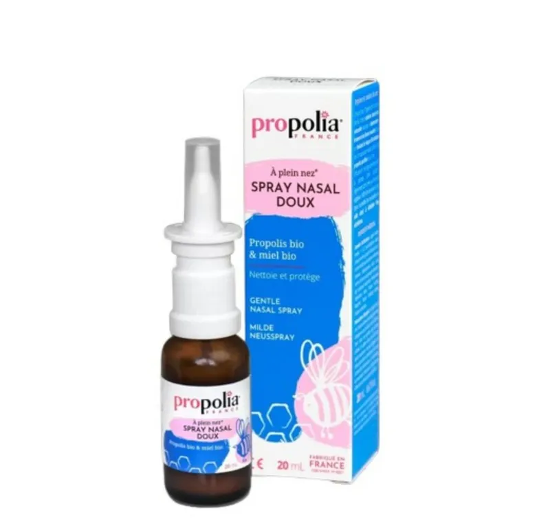 Propolia Propolia Nasendusche Nasenspray mit Propolis - Natürliches Bio Nasenspray für Nasenhygiene, 1-tlg., Natürliches Nasenspray - Propolis Nasenpflege für freie Atemwege – Produktbild 1 von 3