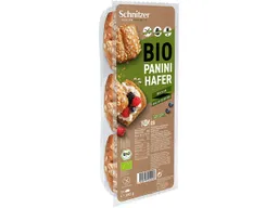 Schnitzer Schnitzer Bio-Brötchen "Panini Hafer", 3er-Pack, glutenfrei, 180 g – Produktbild 1 von 1