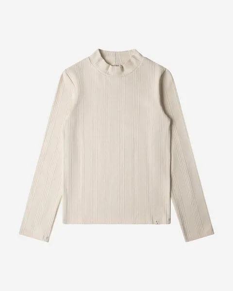 MATONA Matona Langarmshirt| Collared Rib Longsleeve | aus Baumwolle, Creme, – Produktbild 3 von 3