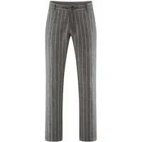 HempAge HempAge Herren Nadelstreifen Hose Hanf/Bio-Baumwolle, Asphalt (grau), – Produktbild 1 von 1