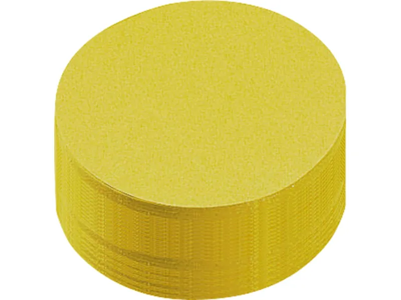 250 Blatt Moderationspapier Kreise 9,5 cm gelb – Produktbild 1 von 1