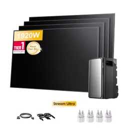 EcoFlow EcoFlow Stream Ultra, All-in-One Speicher für Balkonkraftwerke, mit 4 x 480Wp Sunpro BC Bifazial Full Black Solarmodul, by Powerness - Stream Ultra | 1920Wh / 4 x Smart Plug / Standardversand – Produktbild 1 von 1