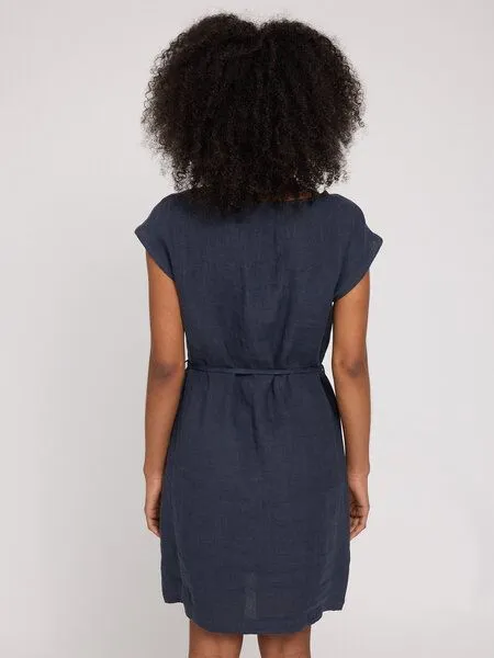 Mazine Mazine Mini-Kleid Linen, Ink blue, – Produktbild 3 von 4