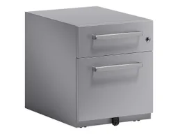 Bisley Bisley Rollcontainer "Note" mit Griff, 1 Schublade, 1 HR T 56,5 cm silber – Produktbild 1 von 1