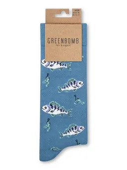 GreenBomb GREENBOMB Perch Socks - Lässige Socken aus Bio-Baumwoll Mix / hochwertiger Print / Fair & Vegan – Produktbild 1 von 1