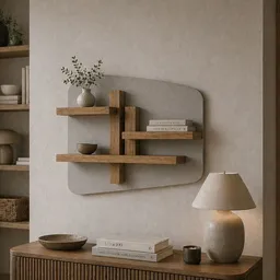 Living Oak Living Oak Wandregal Eiche No.09 – Produktbild 1 von 1