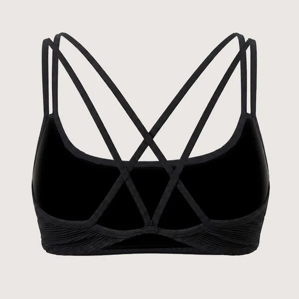 Frija Omina Frija Omina Bikini-Top Riffl-Havn, Schwarz, – Produktbild 2 von 2