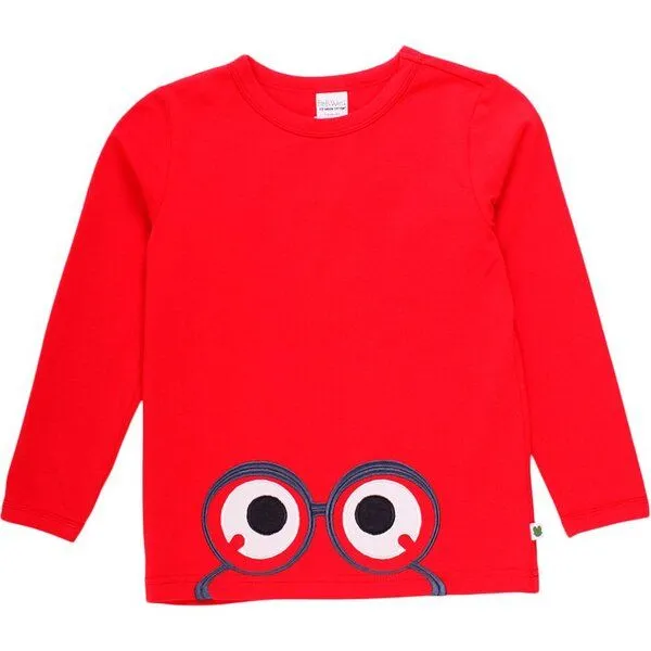 Fred's World by Green Cotton Fred's World by Green Cotton T-Shirt Froschaugen, Rot, – Produktbild 1 von 1