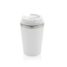 XD Collection XD Collection Java 350ml doppelwandiger Becher aus RCS recyceltem PP, Weiß, – Produktbild 1 von 1