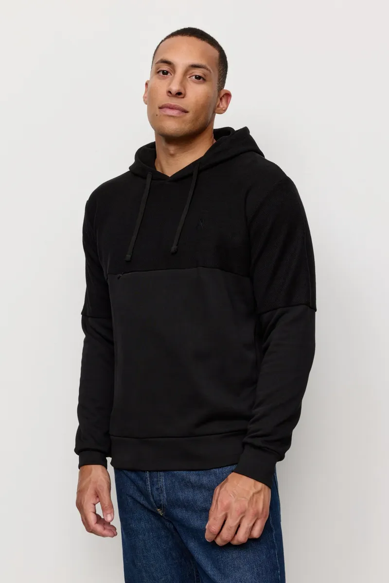 recolution Recolution Herren vegan Hoodie Ivy Schwarz, Schwarz, – Produktbild 2 von 2