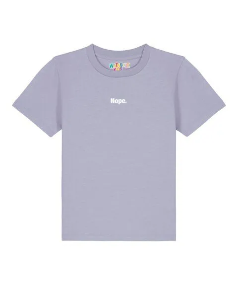 watabout.kids watabout.kids T-Shirt Kinder Nope, Lavender, – Produktbild 1 von 2