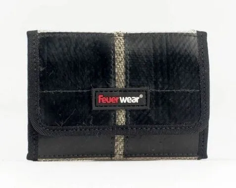 Feuerwear Feuerwear Geldbörse Tyler aus Feuerwehrschlauch, Schwarz, – Produktbild 2 von 3