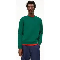 ARMEDANGELS ARMEDANGELS BAARO FLEECE Herren Sweatshirt aus Bio-Baumwolle, Emerald green, – Produktbild 1 von 1