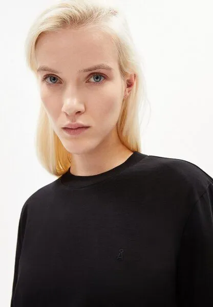 ARMEDANGELS ARMEDANGELS Shirt Tarjaa, Schwarz, – Produktbild 3 von 3
