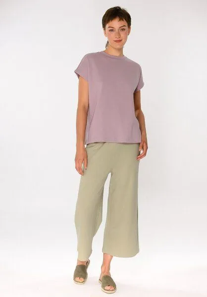 THOKKTHOKK ThokkThokk Damen Boxy T-Shirt TT75 aus Bio-Baumwolle, Dark mauve (lila), – Produktbild 2 von 6