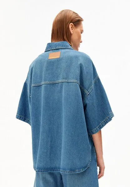 ARMEDANGELS ARMEDANGELS DENIM Damen Jeans-Overshirt aus Baumwoll-Lyocell-Mix, Blue, – Produktbild 2 von 4