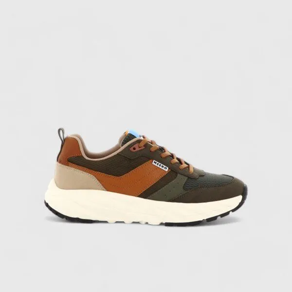 MEEKO MEEKO PONGO – Technische und nachhaltige Sneaker, Grün/braun, – Produktbild 1 von 4