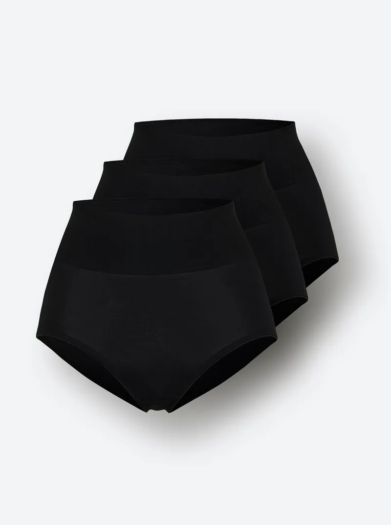 wäschepur Taillenslip schwarz, Schwarz, – Produktbild 2 von 2