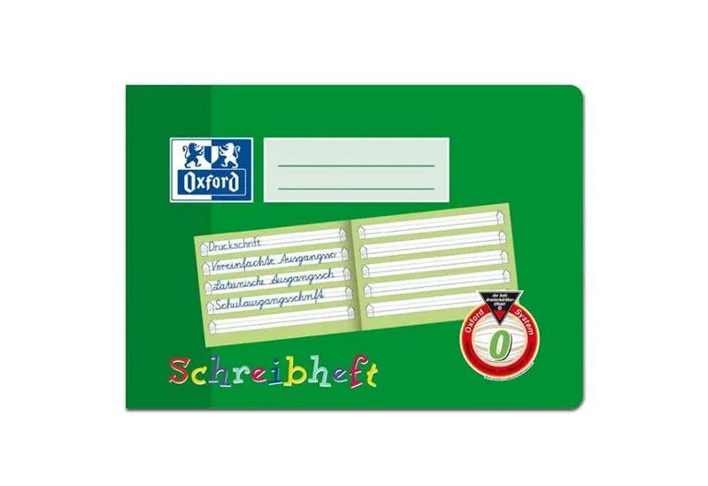 OXFORD OXFORD Schulheft Oxford Schreibheft, DIN A5 quer, Lineatur: 0 – Produktbild 1 von 3