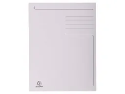 Exacompta 50 Exacompta Aktenmappen "Forever", 3 Klappen, 280 g/m², 245x350 mm für Format Folio, grau – Produktbild 1 von 1