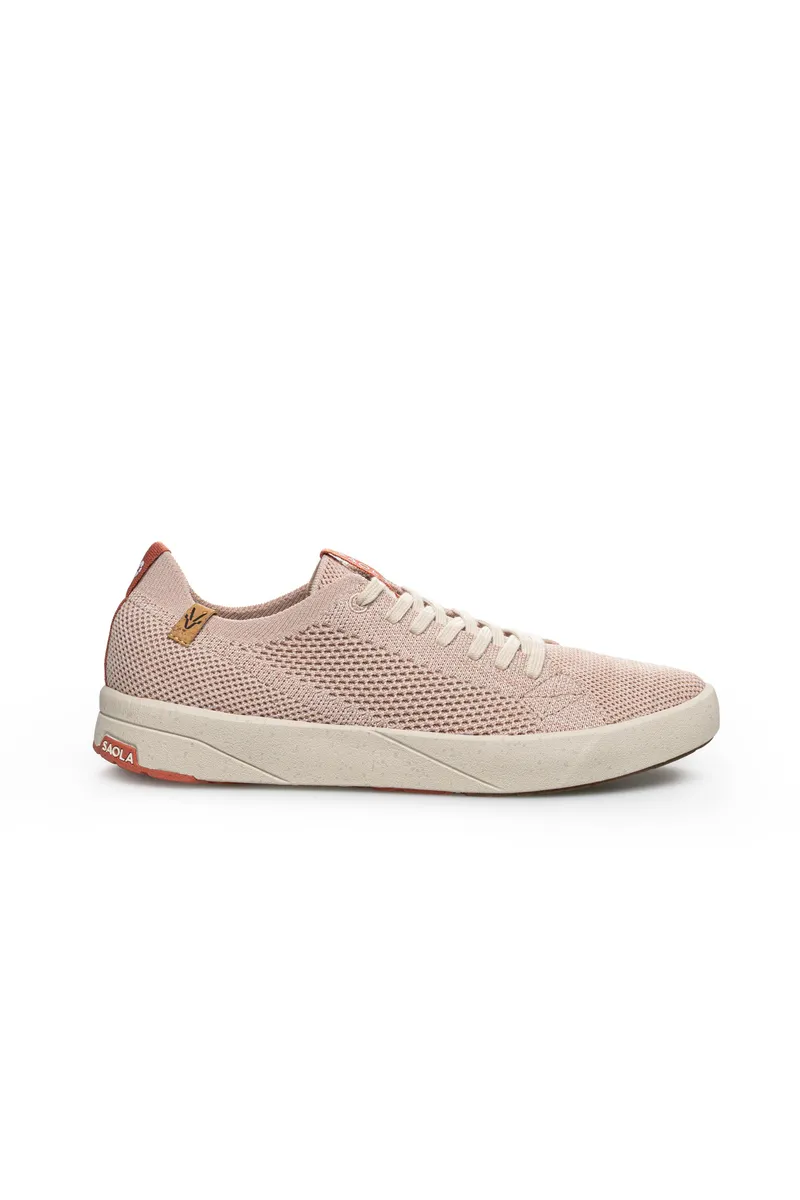 SAOLA SAOLA Damen vegan Sneaker Damen Cannon Knit 2.0 Faded Rose, Hell-pink, – Produktbild 1 von 2