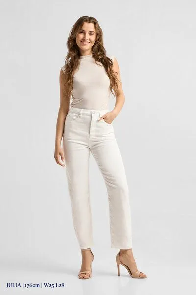 DAWN Damen Jeans STARDUST High Waist O-Shape DAWN Bio-Baumwolle, Blue, – Produktbild 3 von 6