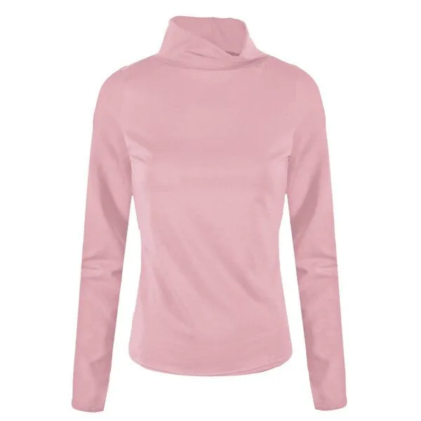 Frija Omina Frija Omina Bio-Rollkragen-Shirt Rolli, Rosa, – Produktbild 1 von 2