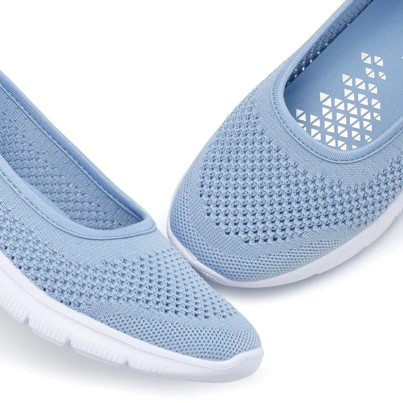 Lascana Sneaker Ballerinas, Hellblau, – Produktbild 1 von 3