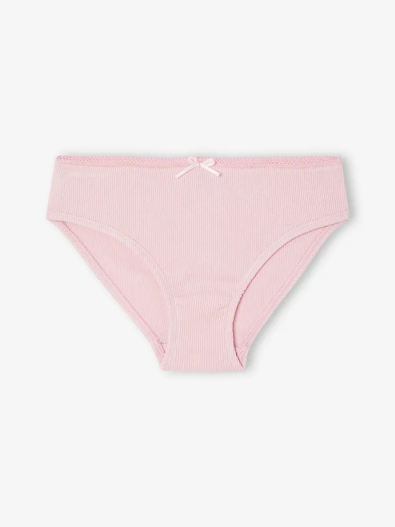 Vertbaudet 5er-Pack Slips Mädchen, Beige, – Produktbild 4 von 4