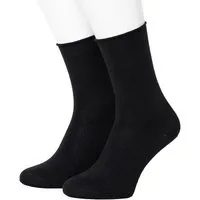 Opi & Max Opi & Max Roll Top Plain Socks, Schwarz, – Produktbild 1 von 1