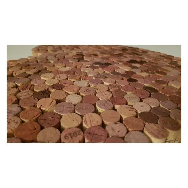 Kork-Deko Kork-Deko Pinnwand - Herz aus gebrauchten Weinkorken | 60x40cm | Wanddeko – Produktbild 6 von 6