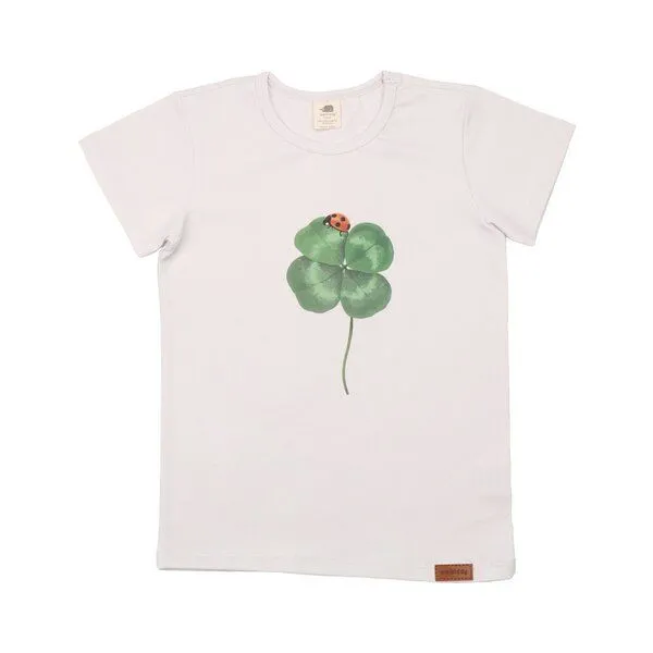 Walkiddy Öko Wild Flowers T-Shirt in Weiß - 95% Organische Baumwolle, GOTS-zertifiziert – Walkiddy, Weiß, – Produktbild 1 von 3