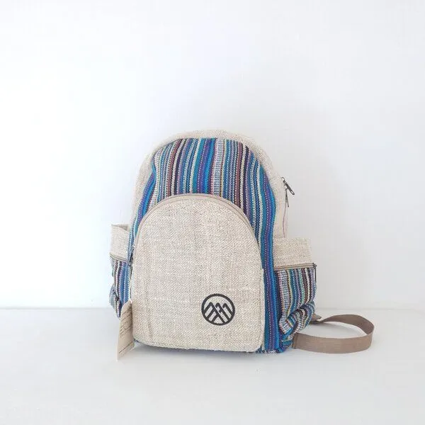Himal Hemp Rucksack RAMRI aus Hanf von Himal Hemp (Medium), Türkisblau, – Produktbild 1 von 4