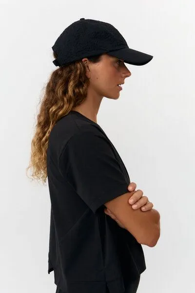 Suite 13 Lab Suite 13 Lab Aura Cap Seersucker, Schwarz, – Produktbild 2 von 3