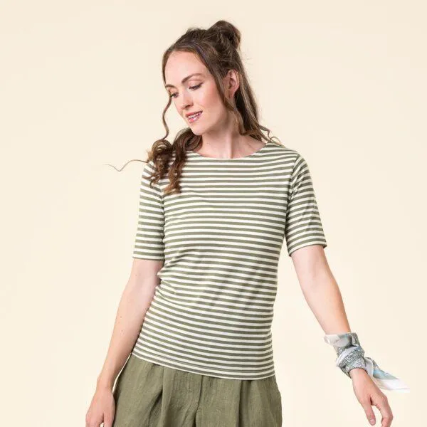 Living Crafts Living Crafts T-Shirt - TANINA, Cream/sage (mehrfarbig), – Produktbild 1 von 4