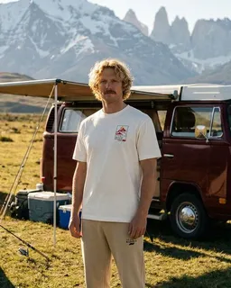 THE FACE OF ELEMENTS THE FACE OF ELEMENTS Matterhorn - Relaxed Fit T-Shirt aus 100% Bio-Baumwolle – Produktbild 1 von 1