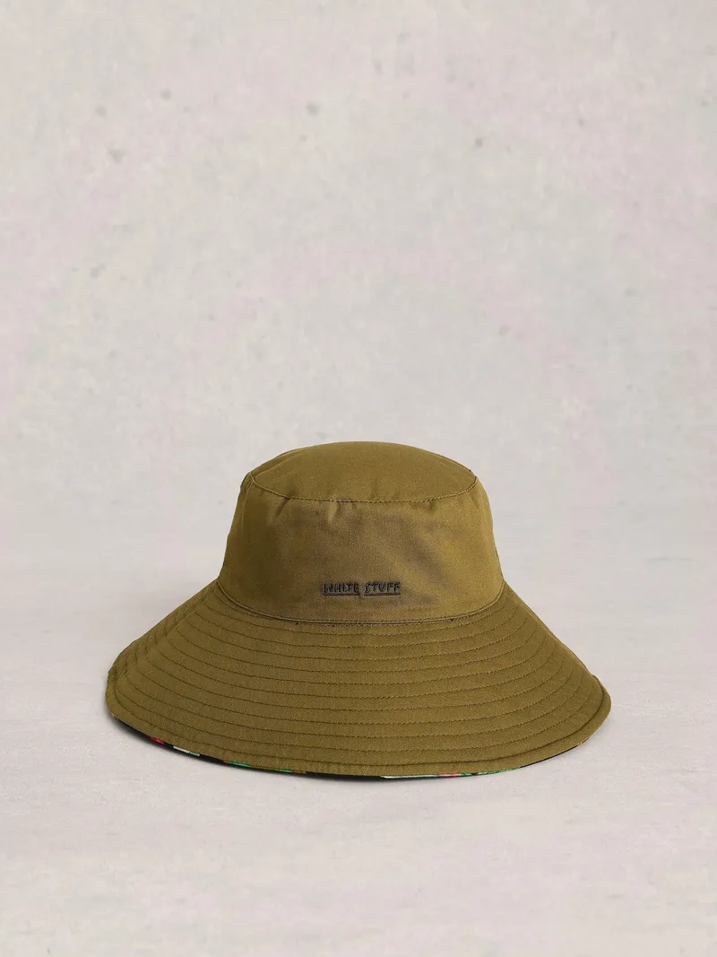 White Stuff Sonnenhut zum Wenden - Einheitsgröße, Grün multi, – Produktbild 1 von 2