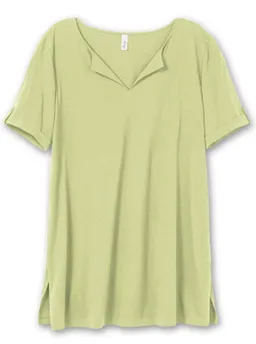 sheego Longshirt pistazie – Produktbild 1 von 1