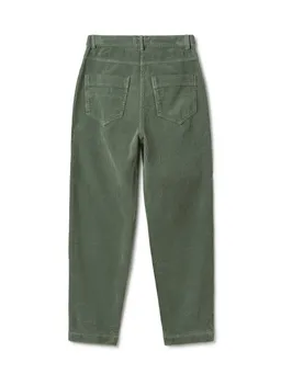 TWOTHIRDS TWOTHIRDS Damen vegan Cordhose Ontong Washed Green – Produktbild 1 von 1