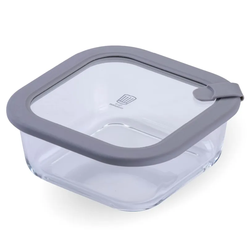 Chefkoch trifft Fackelmann Chefkoch trifft Fackelmann Vorratsdose Glas, eckig, 800ml – Produktbild 1 von 3