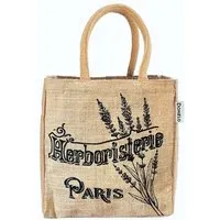 Domelo Domelo Jute Handtasche kleine Jutetasche vegane Einkaufskorb mini Tragetasche – Produktbild 1 von 1