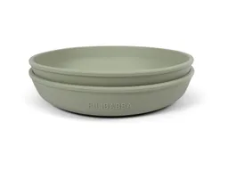 Filibabba Filibabba Kinderteller aus Silikon 2er-Set Maße 19 x 19 x 5 cm – Produktbild 1 von 1