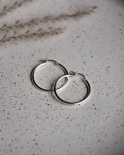 lille mus lille mus Creolen 'Basic' 925 Silber – Produktbild 1 von 1