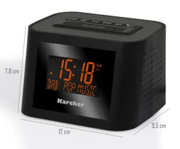 Karcher Karcher DAB 2420 Digitalradio (DAB) (DAB+, FM, 2 W, DAB+, FM-PLL mit RDS und Senderspeicher, dimmbares Display) – Produktbild 1 von 1