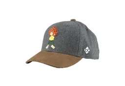 Bavarian Caps Bavarian Caps Baseball Cap Bavarian Caps "Grantig by nature" dunkelgrau (Kinder Curved Kappe) V2 (Basecap, Basecap) Schirm im Wildlederlook – Produktbild 1 von 1