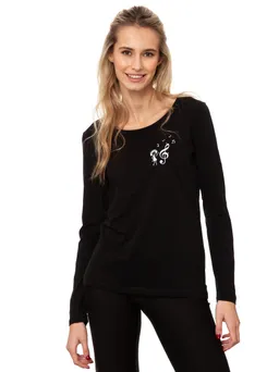 FellHerz FellHerz Damen Longsleeve Music Lover Bio Fair und Vegan – Produktbild 1 von 1