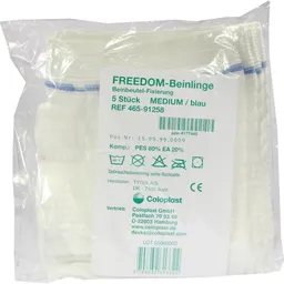 Coloplast FREEDOM Beinlinge medium blau 5 St Bandage – Produktbild 1 von 1