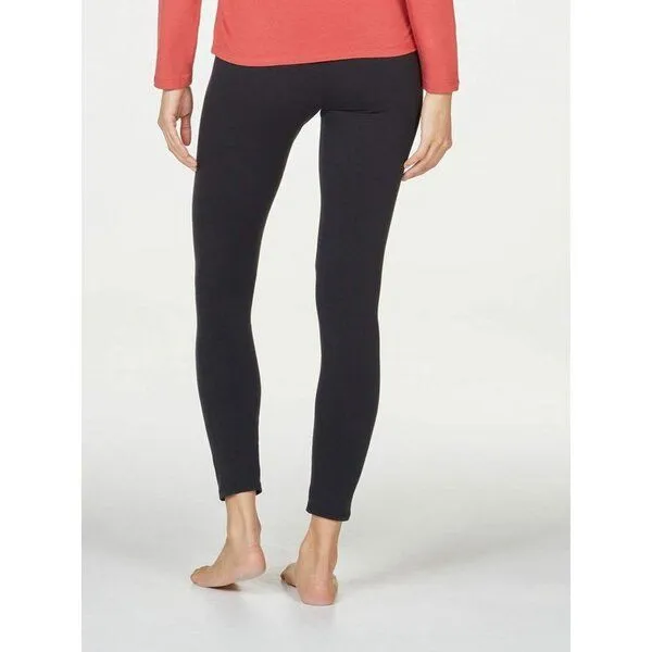 Thought Thought Basic Leggings - Bamboo Base Layer Leggings, Blau (midnight navy), – Produktbild 2 von 3